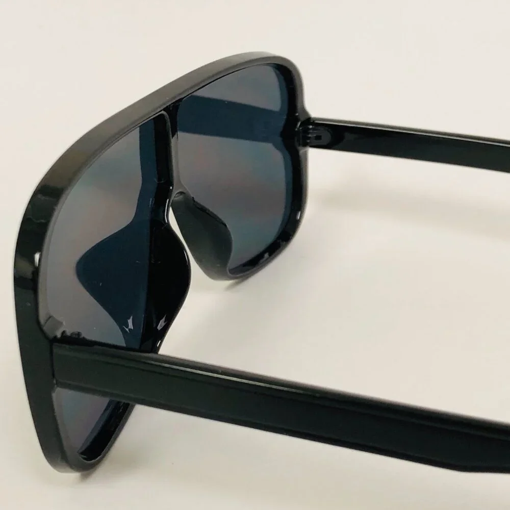Women Sunglasses Fashion Light Confortuble Single Black Lens Retro Luxury Design